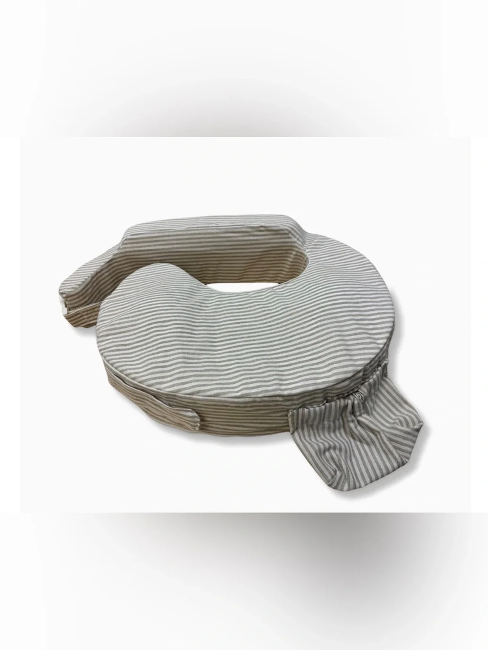 + My Brest Friend+ Deluxe nursing pillow (Linen stripe)